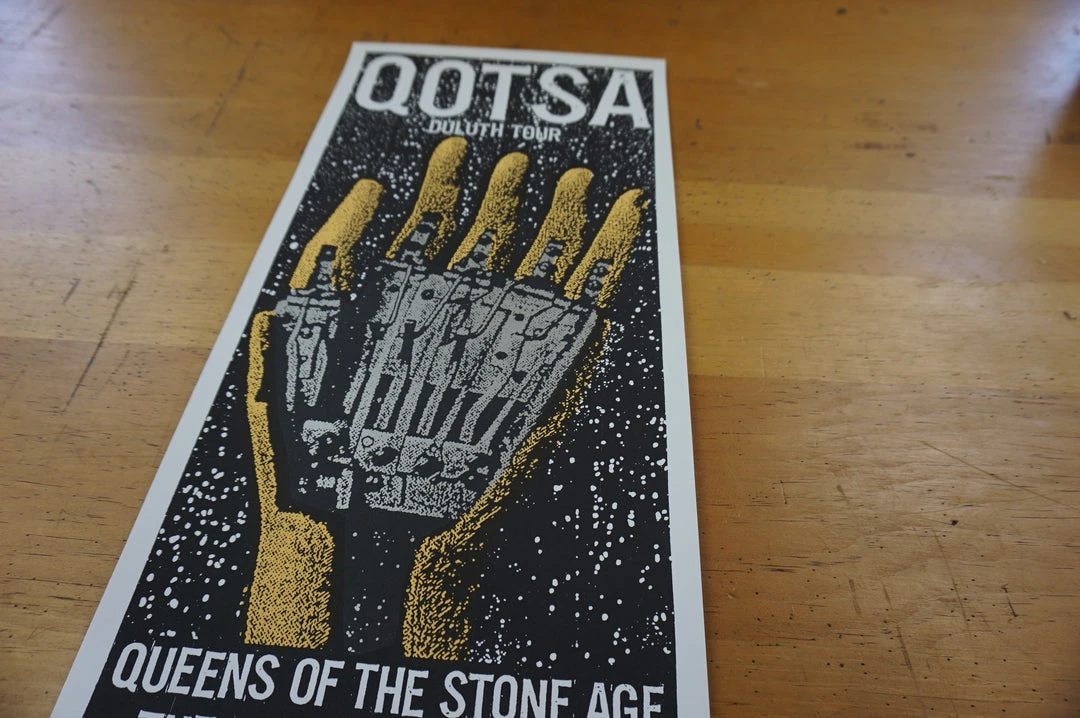Queens Of The Stone Age - 2007 Print Mafia Poster Boise, Idaho QOTSA