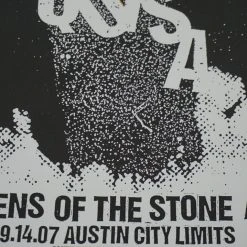 Gig Posters Queens Of The Stone Age - 2007 Print Mafia Poster Austin TX ACL