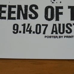 Gig Posters Queens Of The Stone Age - 2007 Print Mafia Poster Austin TX ACL