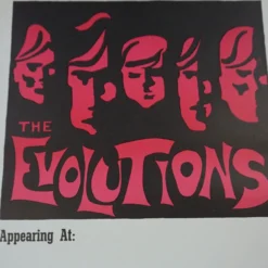 Sold Out Posters Gig Posters The Evolutions - Limited Edition Vintage Poster Jack Green