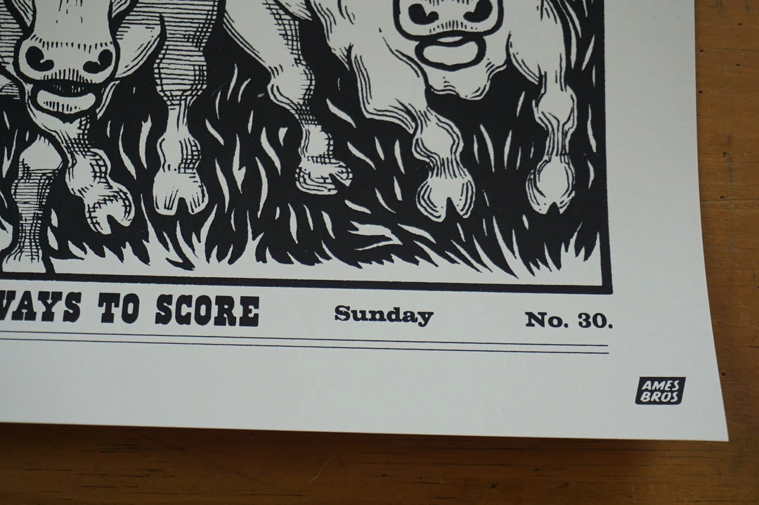 Art Prints LA Galaxy Vs. New York Red Bulls - 2014 Poster Ames Brothers