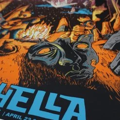 Coachella - 2016 Tim Doyle Poster AP Signed Empire Polo Indio, CA