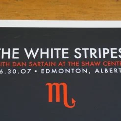 The White Stripes - 2007 Rob Jones Poster Edmonton, Alberta Gig Posters