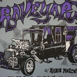 Gig Posters Graveyard - 2012 Billy Perkins Poster Mohawk Austin, TX