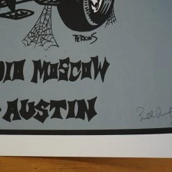 Gig Posters Graveyard - 2012 Billy Perkins Poster Mohawk Austin, TX