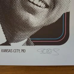 Black Joe Lewis - 2014 Billy Perkins Poster Kansas City, MO