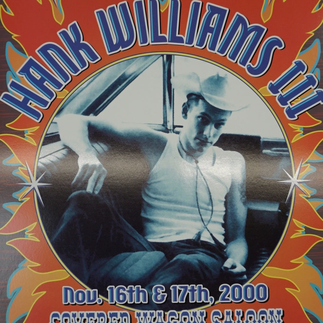 Hank Williams III - 2000 Dennis Loren Poster San Francisco Gig Posters