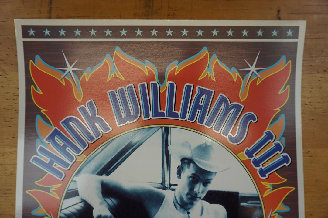 Hank Williams III - 2000 Dennis Loren Poster San Francisco Gig Posters