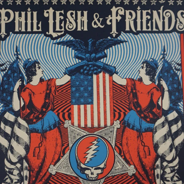 Phil Lesh & Friends - 2016 Status Serigraph Poster Grateful Dead