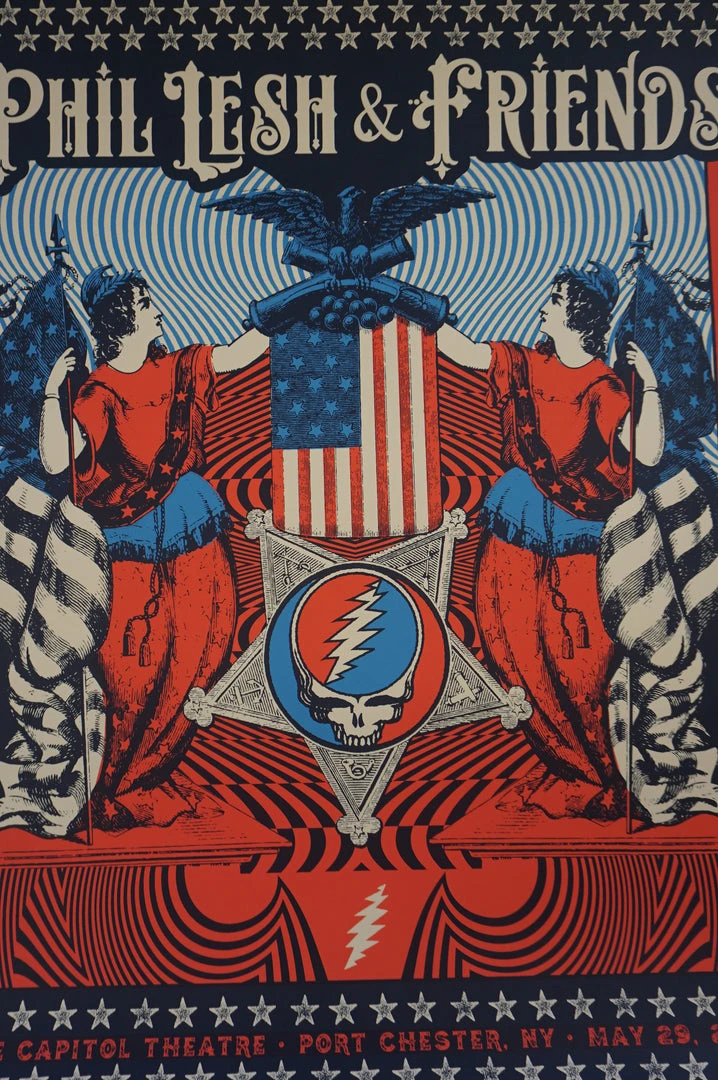 Phil Lesh & Friends - 2016 Status Serigraph Poster Grateful Dead