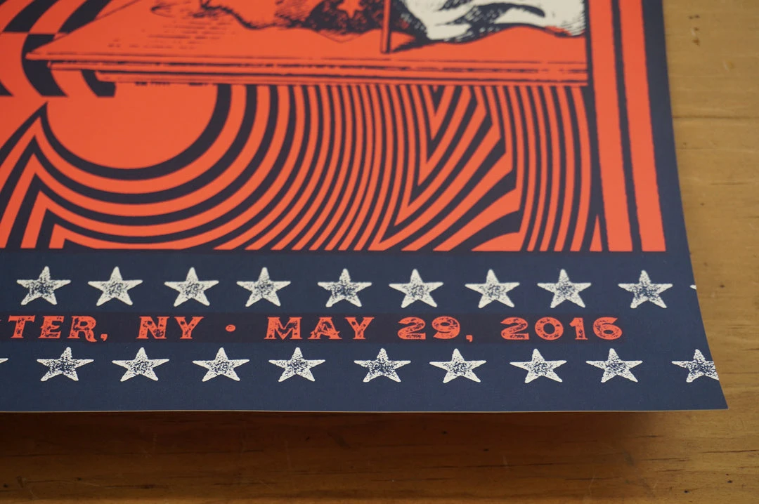 Phil Lesh & Friends - 2016 Status Serigraph Poster Grateful Dead