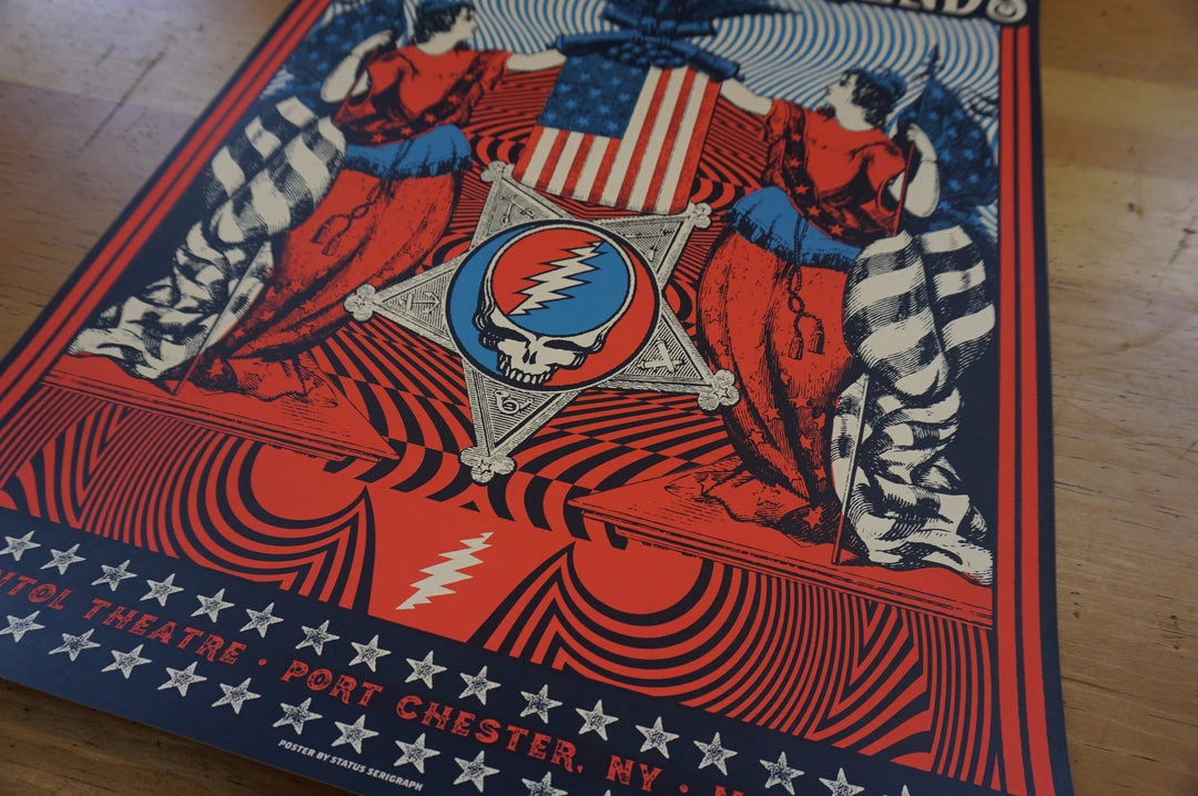 Phil Lesh & Friends - 2016 Status Serigraph Poster Grateful Dead