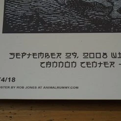 Gig Posters The Raconteurs - 2008 Rob Jones Poster Jack White Memphis, TN