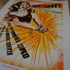 Pretty Lights - 2012 Carlos Hernandez Poster Houston, TX Bayou