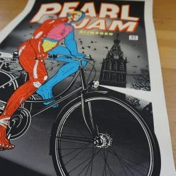 Pearl Jam - 2010 Ames Brothers Poster Nijmegen Holland