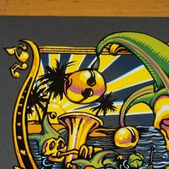 Gig Posters Fool's Paradise - 2016 AJ Masthay Poster Onyx Pearl St Augustine #6/9