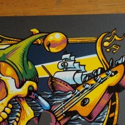 Gig Posters Fool's Paradise - 2016 AJ Masthay Poster Onyx Pearl St Augustine #6/9