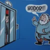 Hold The Door - 2016 Dave Perillo Poster Hodor Game Of Thrones