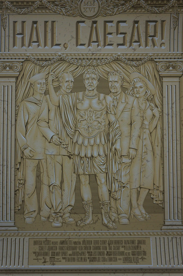 Movie/TV Posters The Witlock Frieze Hail Caesar - 2016 Tracie Ching Poster Cinema