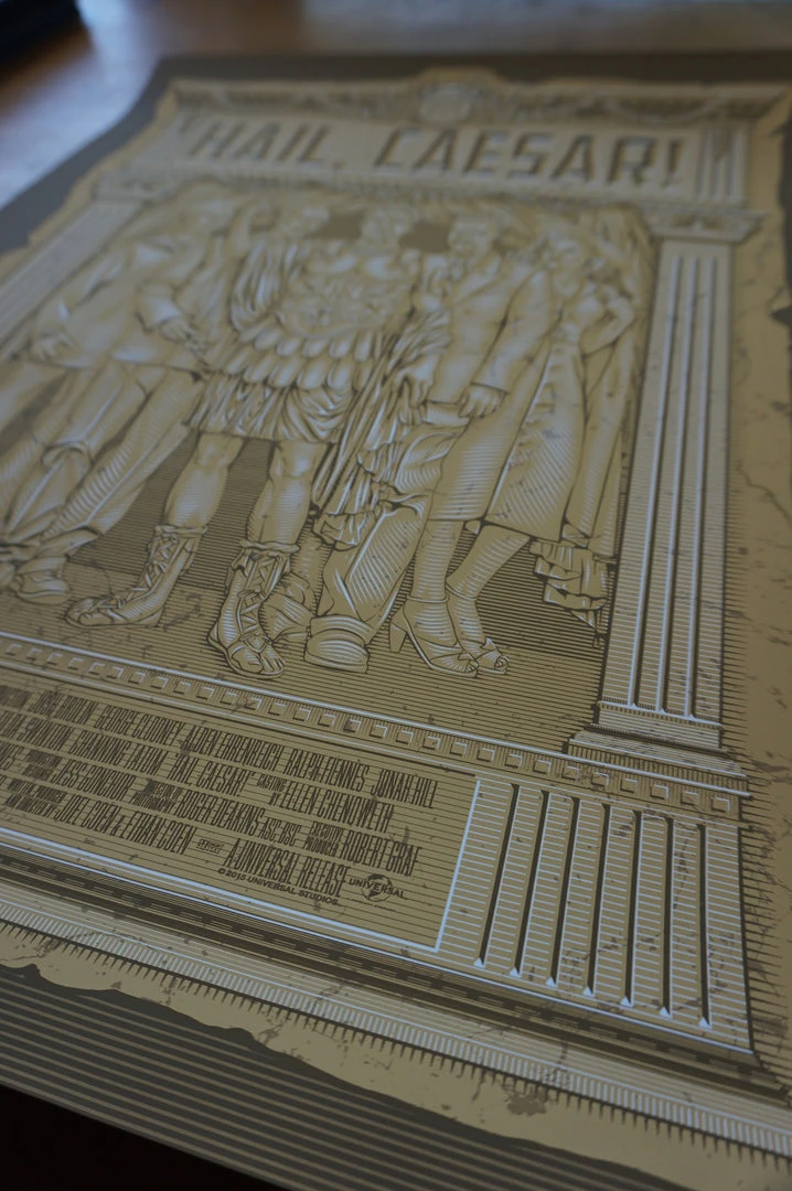 Movie/TV Posters The Witlock Frieze Hail Caesar - 2016 Tracie Ching Poster Cinema