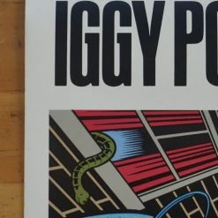 Sold Out Posters Iggy Pop - 1990 Virgin Records Promotional Two Sided Poster Gig Posters