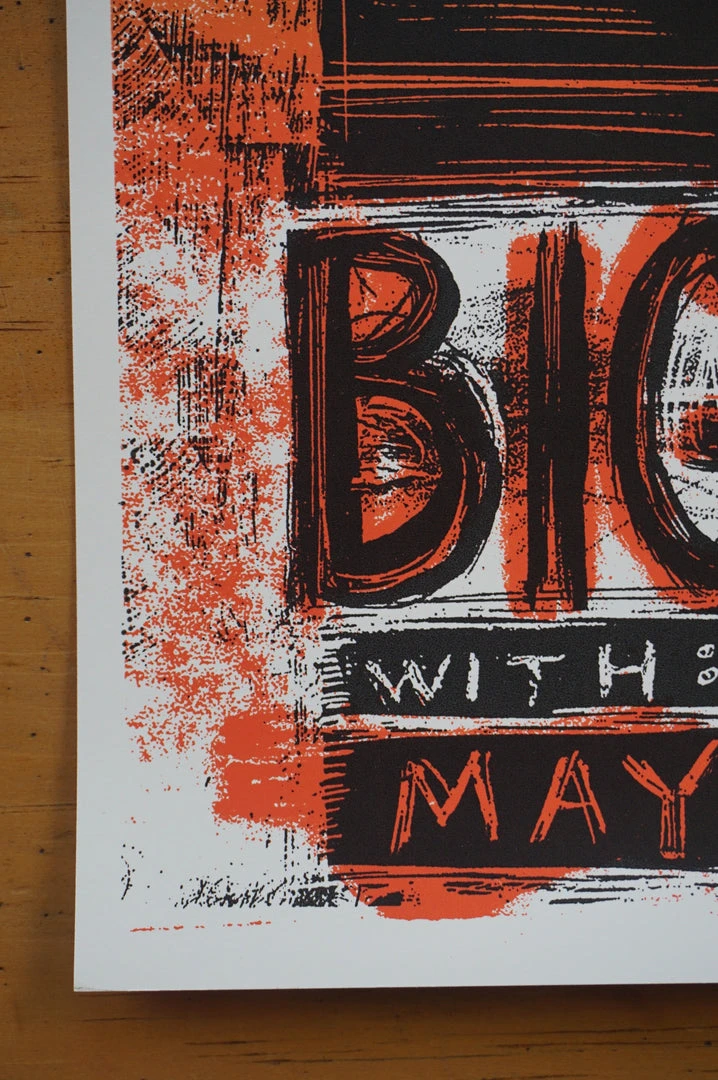 Gig Posters Big Business - 2009 Dan Grzeca Poster Baltimore, MD Ottobar