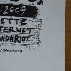 Gapers Block - 2009 Dan Grzeca Poster Chicago, IL Metro VARIANT