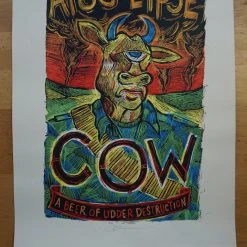 Apocalypse Cow - 2009 Dan Grzeca Poster Chicago, IL Three Floyds Art Prints