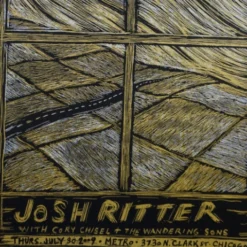 Josh Ritter - 2009 Dan Grzeca Poster Chicago, IL Metro
