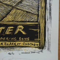 Josh Ritter - 2009 Dan Grzeca Poster Chicago, IL Metro