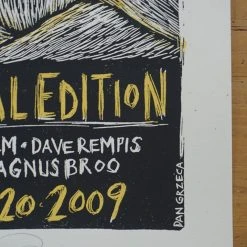 Vandermark 5 - 2009 Dan Grzeca Poster Special Edition Chicago The Green Mill