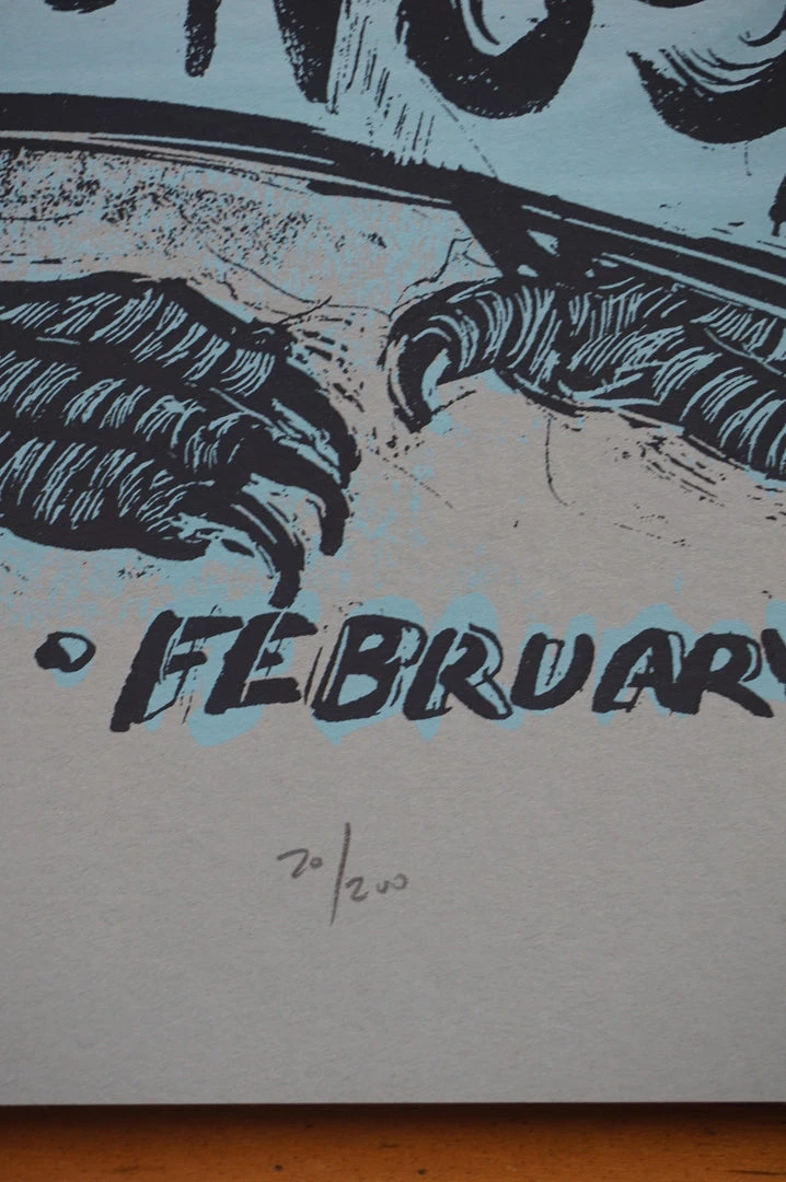 Retribution Gospel Choir - 2010 Dan Grzeca Poster Chicago The Hideout Chicago, IL