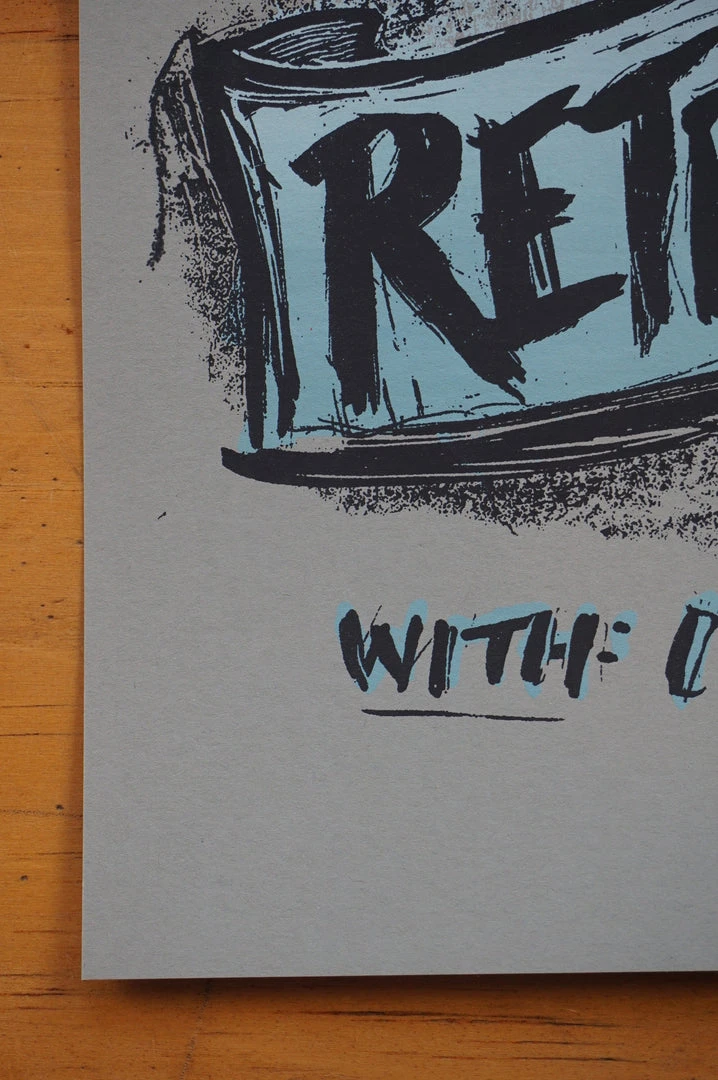 Retribution Gospel Choir - 2010 Dan Grzeca Poster Chicago The Hideout Chicago, IL