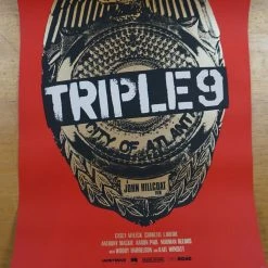 Triple 9 - 2016 Jay Shaw Poster Iron Jaiden MONDO Irina Vlaslov
