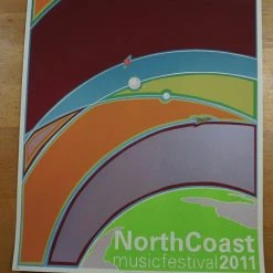 North Coast - 2011 Fugscreens Studios Poster NCMF Chicago, IL