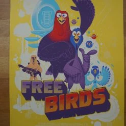 Movie/TV Posters Free Birds - 2013 Graham Erwin Poster Odd City Movie Cinema