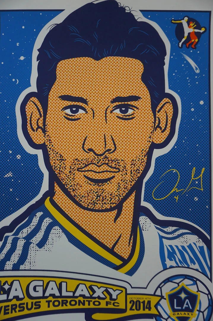 Sold Out Posters LA Galaxy Vs. Toronto FC - 2014 Ames Brothers Poster Los Angeles Gig Posters