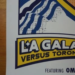 Sold Out Posters LA Galaxy Vs. Toronto FC - 2014 Ames Brothers Poster Los Angeles Gig Posters