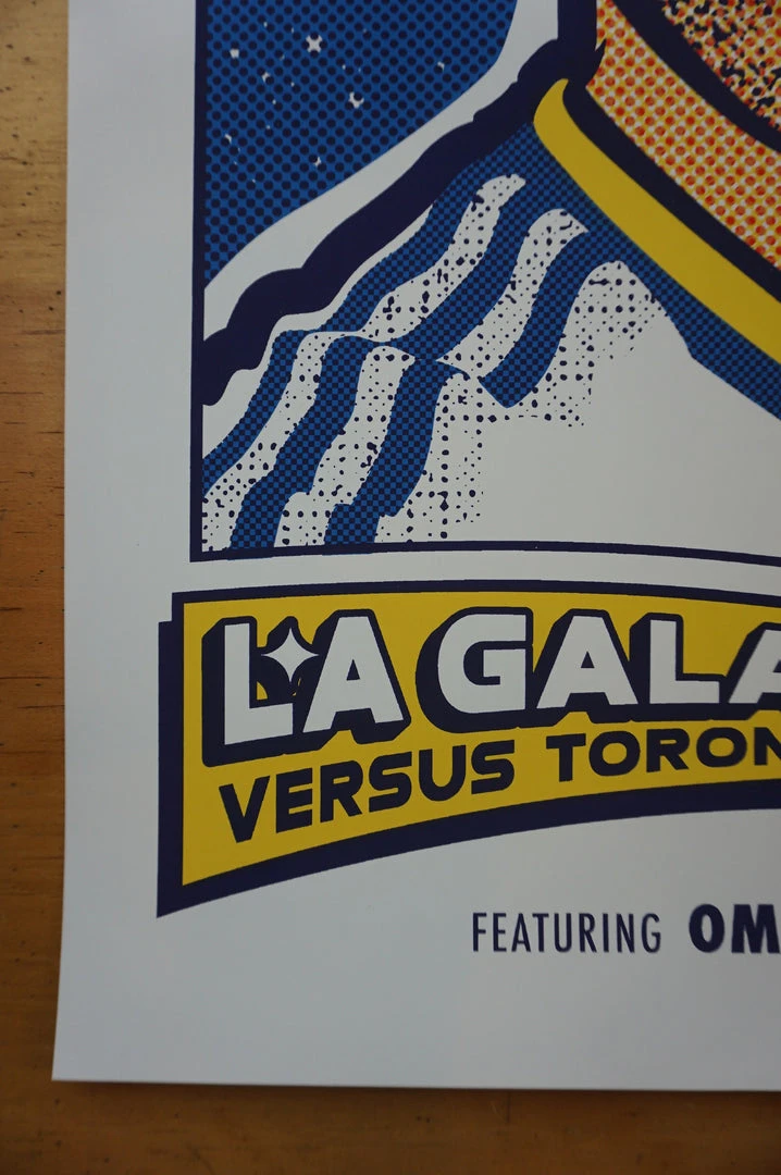 Sold Out Posters LA Galaxy Vs. Toronto FC - 2014 Ames Brothers Poster Los Angeles Gig Posters