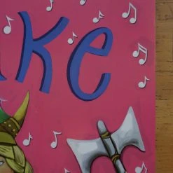 Gig Posters Cake - 2001 Barbara Pollack Poster San Francisco, CA Warfield Theatre