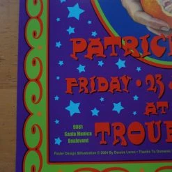 The Thrills - 2004 Dennis Loren Poster Patrick Park Troubadour Gig Posters