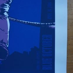 Blue October - 2009 Billy Perkins Poster Philadelphia, PA Living Arts