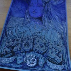 Sold Out Posters Muse - 2013 David Welker Poster VARIANT Izod East Rutherford