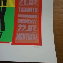 Eric Clapton - 2010 Ron Donovan Poster Jeff Beck Firehouse