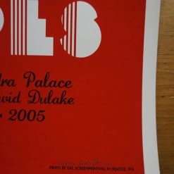The White Stripes - 2005 Rob Jones Poster London Alexandra Palace