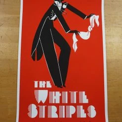The White Stripes - 2005 Rob Jones Poster London Hammersmith Apollo Jack White