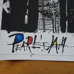 Pearl Jam - 2016 Joey Feldman Poster Chicago, IL Wrigley Field