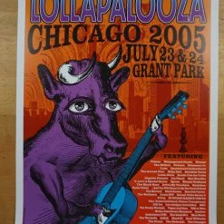 Chicago, IL Lollapalooza - 2005 Frank Zepponi Deluxe Creative Poster Print Chicago