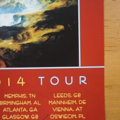 Gig Posters Eric Clapton - 2014 David Singer Poster World Tour Hand Signed