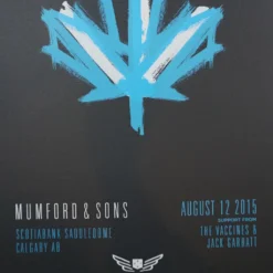Sold Out Posters Mumford & Sons - 2015 Poster Calgary Alberta Scotiabank Arena